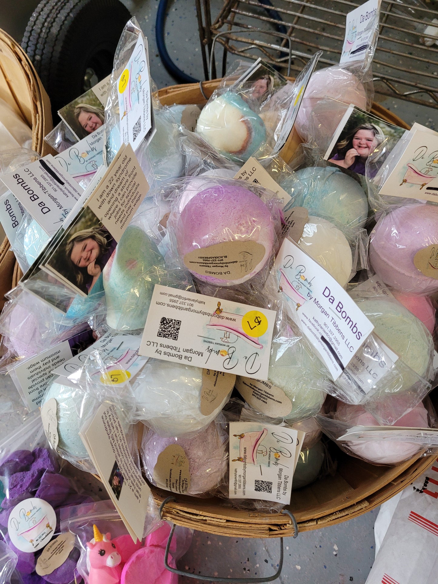 Adult Bath Bombs in a box with Charms